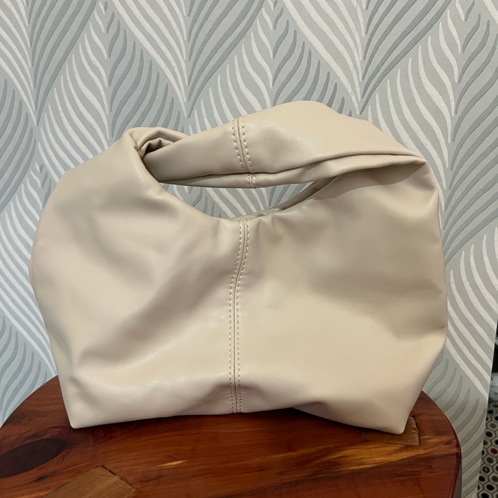 SHEIN Cream Hobo Bag